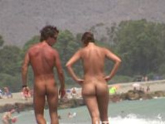 Sexy nudist babes do many things on the nude beach