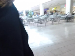 Public Cum Walk - Blonde Nervously Swallows Huge Cum Mouthful At The Mall! - CamWhoresTV.PremiumVideo