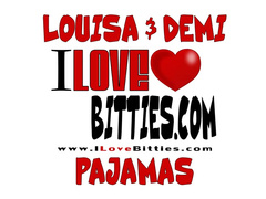 Demi Moore & Louise Lockhart - pyjama party
