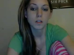 Cute Teen shows tits and pussy on cam (Cam name please)