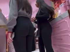 Candid Latina Ass in Mall