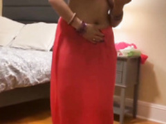 Hot Indian girl stripping