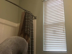 Sexy Teen Sister Spied in Bathroom