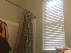 Sexy Teen Sister Spied in Bathroom