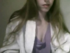 Cute girl showing her body on cam