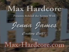 Jenna James Behind the scenes - Max Hardcore