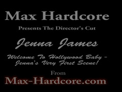 Jenna James In Her First Scene with Max Hardcore