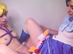 Riley Vega / SailorNeko - Sailor Mercury Makes Sailor Moon Cum