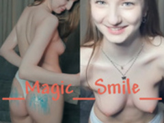 MAGIC SMILE Topless 100% of the video; Pussy and ass wi
