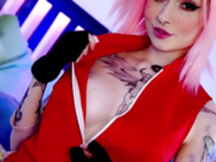 Zirael_Rem - Sakura Got Punished By Real Cock