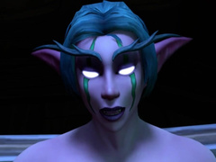 Night Elf Futa sucked by Trap Elf - World of Warcraft [Futa x Trap]
