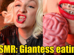 ASMR: Giantess eating brain (720p)