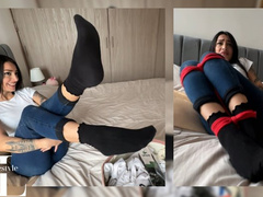 A Socks Streamer Caught by her Stalker (Censored version)