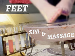 Foot Spa and Massage l Mistress Gives You Permission to Spy