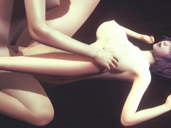 Hentai Uncensored 3D - Tanami x Futanari Blowjob and fucked with creampie
