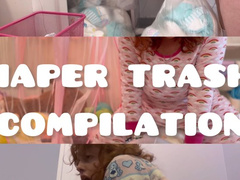 Diaper trash compilation - 3 video 4K mp4
