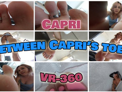 Between Capri's toes - VR360
