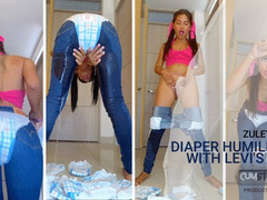 DIAPER HUMILIATION WITH LEVIS JEANS NEW-