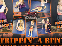 1318-Strippin a Bitch - Fantasy Stripdown Wrestling