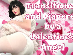 Diapered and Transitioned by a Valentines Angel