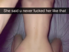 Leaked Snapchat video of Cheating 19 years old Hot Broken Slut