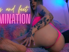 Ass and feet domination 720p