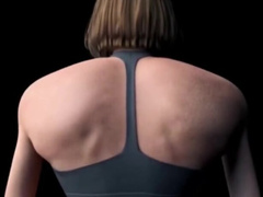 Female Muscle Growth Animations by Kycolv