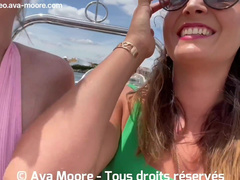 Ava Moore - Teaser - Plan sex à plusieurs sur un bateau avec une blonde et une brunette [Flokossama]