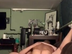 Big booty gets fucked by muscular male