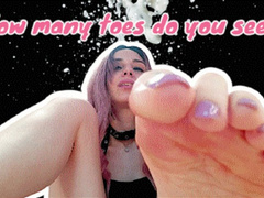 this video will make you cum TOE FETISH ( foot fetish, big feet, worship, soles, toes, wrinkled, wiggling, spreading, foot play, cleavage, rubbing, goddess, virgin, upclose )