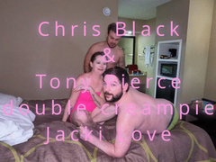 Chris Black and Tony Pierce DVP and Double Creampie Jacki Love