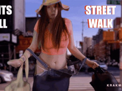 PANTS FALL STREET WALK STRUGGLE : Tara Tied’s HANDS FULL! Embarrassing Non-stop wardrobe malfunctions BLOOPERS in overalls falling down: ass & hairy crotch out as cars honk : 1024p HD wmv