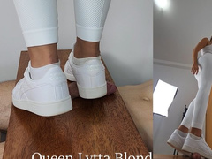 Queen Lytta Blond - SEXY Nurse CBT EP 4 - with 2 angles - First Scarlett Sneakers CBT Ever! - CBT - COCK TRAMPLING - FOOT DOMINATION - FOOT HUMILIATION - BALLBUSTING - COCK SQUEEZE - AMATEUR - FOOT FETISH - SOLES - COCK STOMP - (FOR MOBILE DEVICES)
