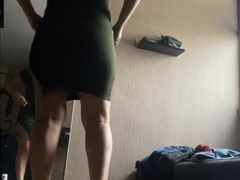 MATURE MOTHER-IN-LAW WITH A BIG ASS CHANGES HER CLOTHES AND I WANT TO FUCK HER SHE WANTS COCK