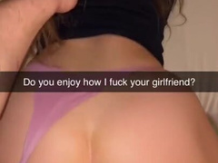 Girlfriend cheats after Nights Outs Snapchat Cuckold Compilation