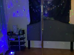 Sexy Transgender female stripper Jade Jameson Pole dancing