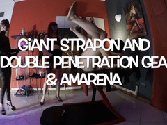 GEA DOMINA - GIANT STRAPON AND DOUBLE PENETRATION: GEA & AMARENA (MOBILE)