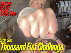 Mistress Baton Does The Thousand Fist Challenge HD