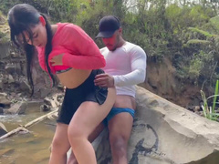 Colombian with a big ass ends up fucking with her best friend on a bike ride.