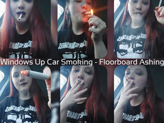 Windows up car smoking - floorboard ashing