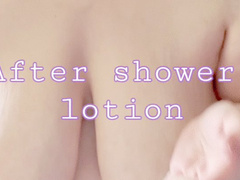 After shower lotion