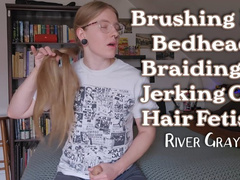 Hair Fetish Brushing Braiding And Jerking Off