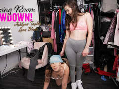 Ashlynn & Lana Blade - "Dressing Room Showdown" Theater Actress Wedgies for Main Role - HD 1080p