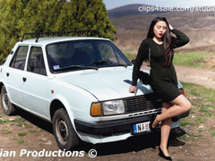 CustomVideo - 025 - Katya Blow the engine of old Skoda