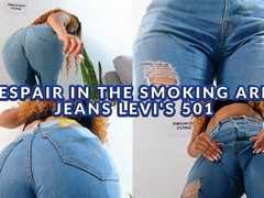 DESPAIR IN THE SMOKING AREA JEANS LEVIS 501
