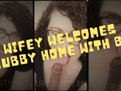 Wifey Welcomes Hubby Home with BJ WMV