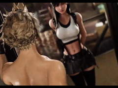 Tifa Lockhart wanted to go BDSM, handcuffed and rough