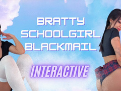 Bratty Schoolgirl Blackmail - Interactive