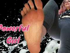 37 FHD GIANTESS FEET 2 ( foot domination, foot fetish, slave training, female domination, foot fetish, big feet, foot virgin, upclose, worship, soles, wrinkled, wiggling, spreading, foot play, cleavage, rubbing, goddess, queen, barefoot, long toes)