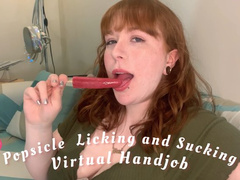 Popsicle Licking and Sucking Friend Gives You Handjob